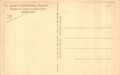 CPA Saint Thegonnec (Finistere) Retable de I Autel du Sacre Coeur