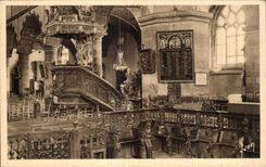 CPA Saint Thegonnec (Finistere) Les Stalles et la Chaire