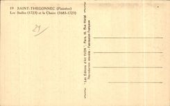 CPA Saint Thegonnec (Finistere) Les Stalles et la Chaire