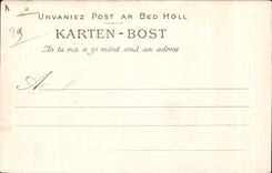 CPA Top of Penmarch Bay of the Torch Details of blades by storm