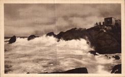 CPA Saint Glenole Penmarch (Finistere) the Road of