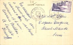 CPA Penmarch the Rock of Saint Guenole or were enlevees the five victims