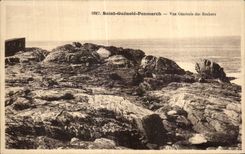 CPA Saint Guenole Penmarch View of the Rocks