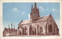 CPA Penmarch Church and Calvaire of Tronoen