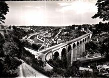 CPA Dinan La Tour Sainte Catherine La Rance et le Viaduc