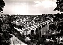 CPA Dinan La Tour Sainte Catherine La Rance et le Viaduc
