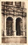 CPA Dinan La Porte du I Eglise Saint Malo