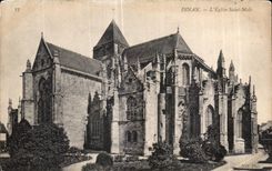 CPA Dinan L Eglise Saint malo