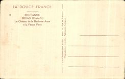 CPA Bretagne Dinan Le Chateau de la Duchesse Anne et la Fausse Porte