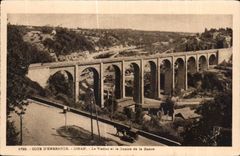 CPA Cote D Emeraude Dinan Le Viaduc et la Coulee de la Rance