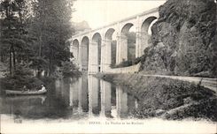 CPA Dinan Le Viaduc et les Rochers