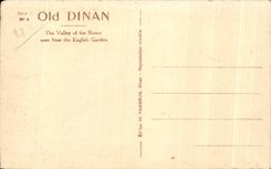 CPA Dinan Vailee de la Pance Vue du Jardin Anglain
