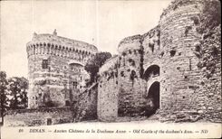 CPA Dinan Ancien Chateau de la Duchesse Anne Old Castle of the duchess s Anne
