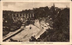 CPA Cote D Emeraude Dinan Vue generale
