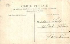 Valle de CPA del castillo Regnault Bogny de la Mosa visto en de las rocas de de cuatro cables