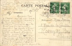 Castillo de CPA Regnault el alambre de cuatro Aymon visto en Leviezy