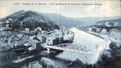 CPA Vallee de la Meuse Vue generale de Chateau Regnualt Bogny