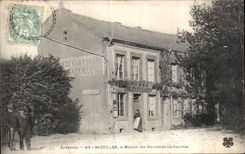 CPA Bazeilles la casa de la guerra pasada de los cartuchos de Militaria 1870