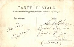 CPA Bazeilles la casa de la guerra pasada de los cartuchos de Militaria 1870