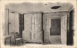 CPA Bazeilles La derniere cartouche Chambre ou s est deroule la derniere phase de la lutte heroique Militaria 1870