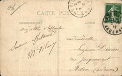 CPA Bazeilles Apres la Bataille ruines de la Maison de M Thomas Friquet Militaria