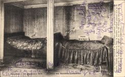 CPA Bazeilles Room of Dernleres Militaria Cartouches