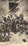CPA Bazeilles en 1870 Militaria