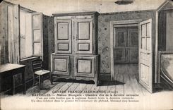 CPA Free German War Bazeilles House Bourgerie Chamie known as of the last Militaria cartouche