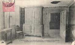 CPA Bazeilles la guerra pasada del sitio del cartucho de Militaria 1870