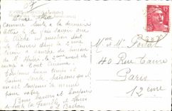 CPA Fish ponds on the Rhone (Ardeche) House of the heads