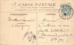 CPA Ariege Ax Thermal baths View taken of the road of Sorgest