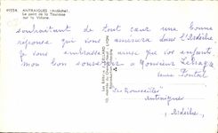 CPA Antraigues Ardeche the Bridge of Tourasse on Volane