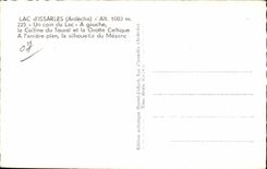 CPA Lake issarles Ardeche Alt 1000m a corner of the Lake