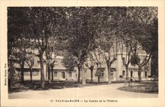 CPA Valleys les Bains the Casino and the Theater