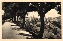 CPA La Louvesc Ardeche Vue generale et Boulevard des Elegants