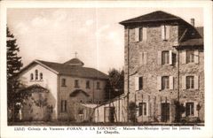 CPA Colonie de Vacances d Oran a La Louvesc Maison Ste Monique pour les Jeunes Filles La Chapelle Algerie 