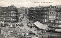 CPA Lille the Street Faidherbe