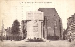 CPA Lille the War memorial