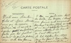 Francia reconquistada CPA 1917 franceses nos dejo recordar Thiescourt Oise Ruines Eglise Militaria