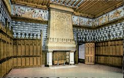 CPA Pierrefonds el castillo el cuarto tiene que dormir del senor