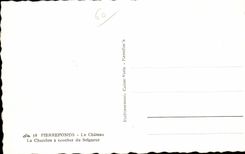 CPA Pierrefonds el castillo el cuarto tiene que dormir del senor