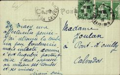 CPA Tracy las ruinas del valle (Oise) de la iglesia de Militaria