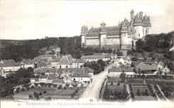 Generalecrote visto Pierrefonds de CPA meridional al oeste del castillo