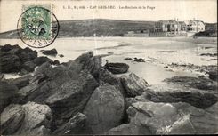 CPA Cap Gris Nez Les Rochers de la Plage