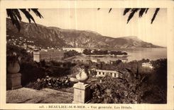 CPA Beaulieu Sur Mer Vue generale Les Hotels