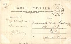 CPA Souvenir de Vichy Folklore Costume