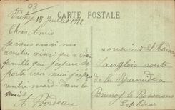 CPA Amities de Vichy Hirondelle 