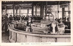 CPA Vichy Source Chomel temperature