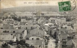 CPA Vichy Vue sur I Hopital Civil