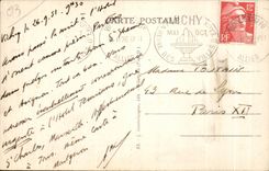 CPA Vichy La Tour de I Horloge 